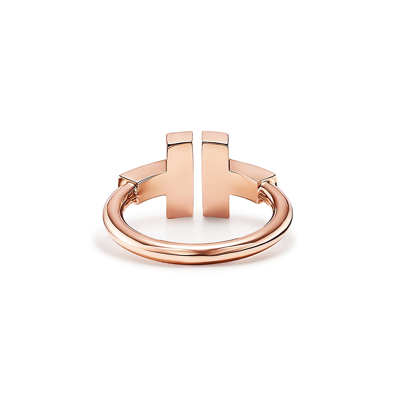 18K Tiffany Black Onyx Wire Ring