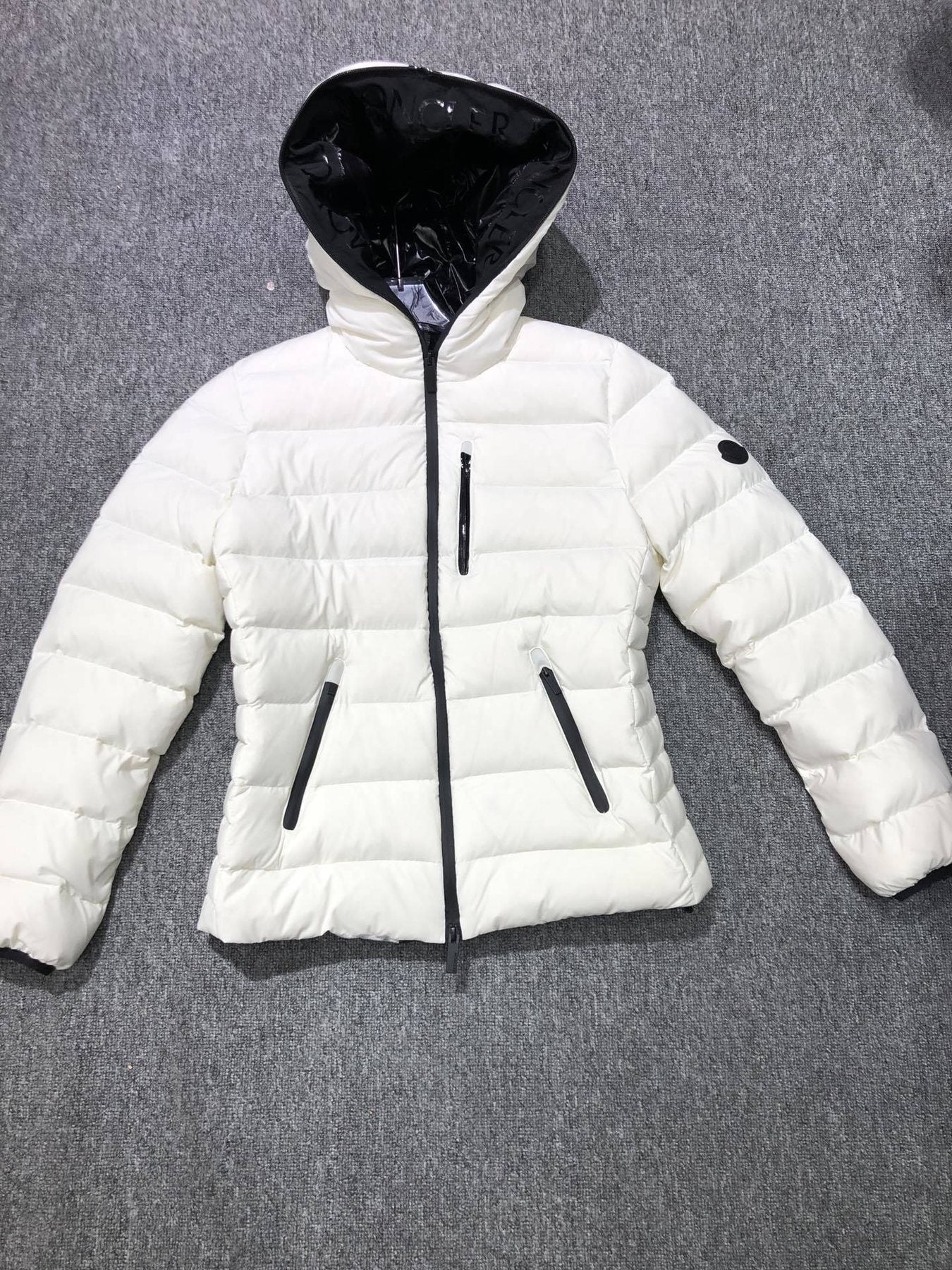 Moncler Women's Hooded Quilted Puffer Coat — front