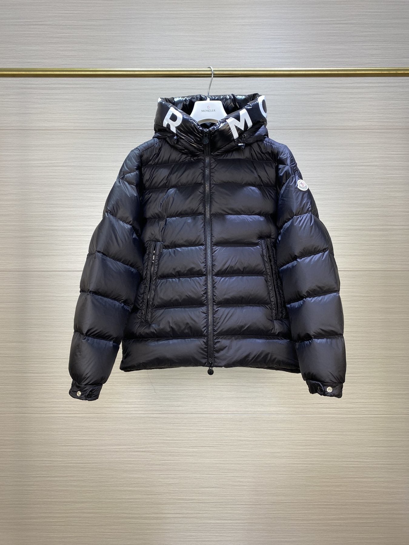Moncler Hooded Quilted Puffer Coat — front