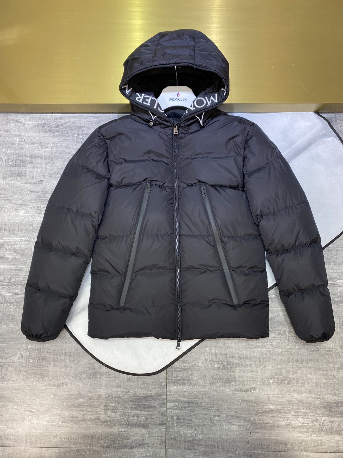 Moncler Hooded Quilted Puffer Coat — front
