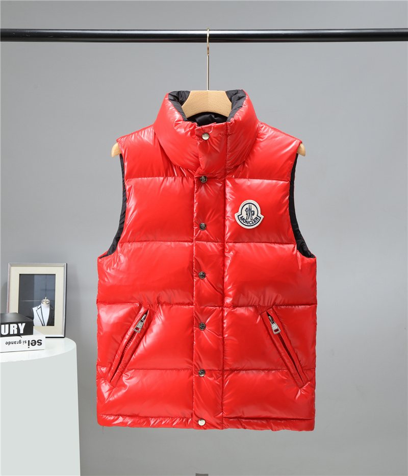 Moncler Glossy Quilted Down Vest — hero