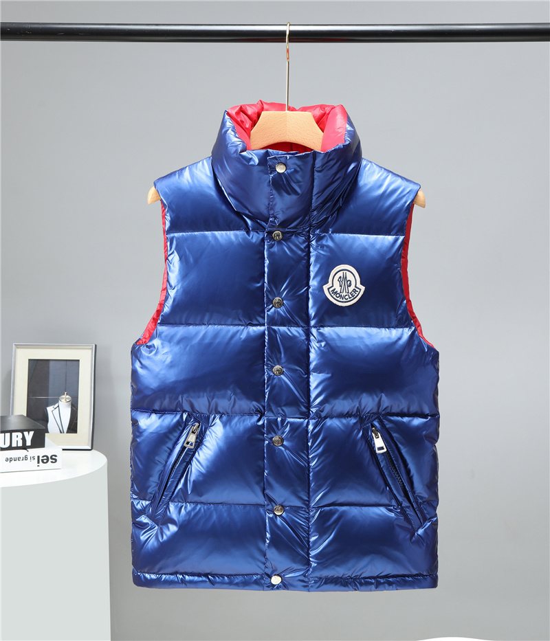 Moncler Glossy Quilted Down Vest — front