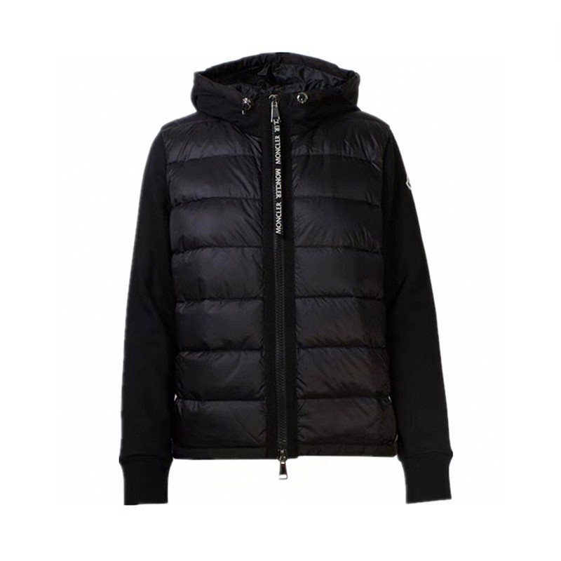Moncler Hooded Hybrid Puffer Jacket — front