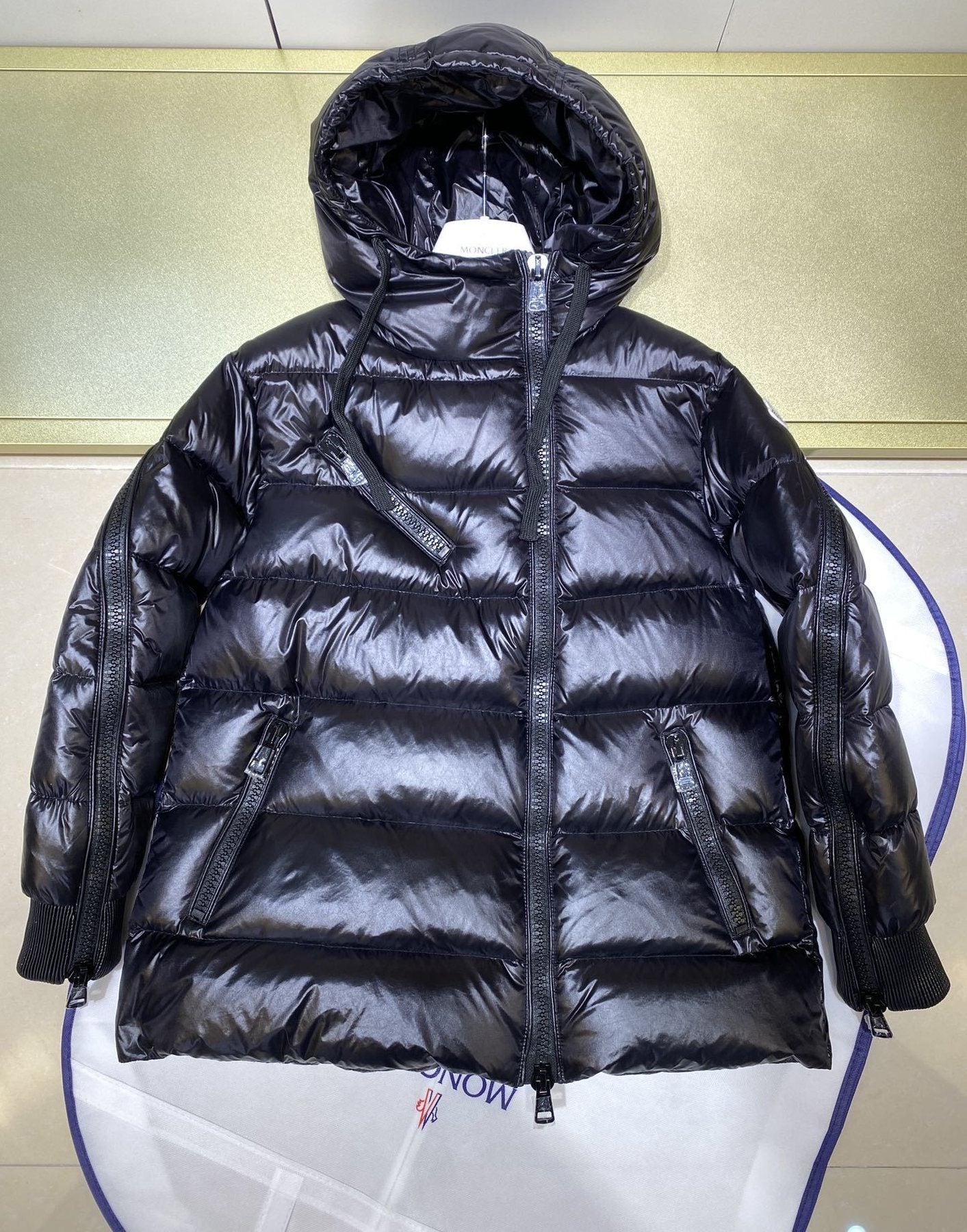 Moncler Reversible Hooded Puffer Coat — front
