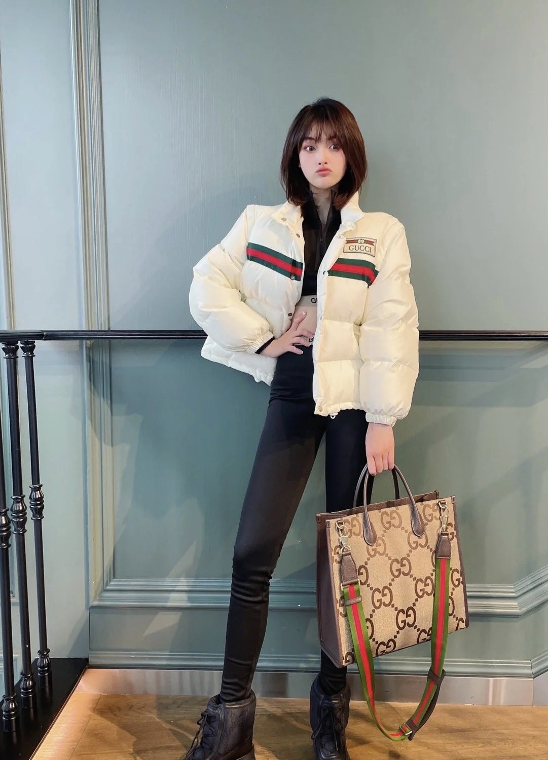 GUCCI Convertible Puffer Jacket — context