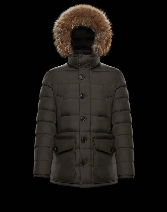 Moncler Hooded Long Down Coat — hero