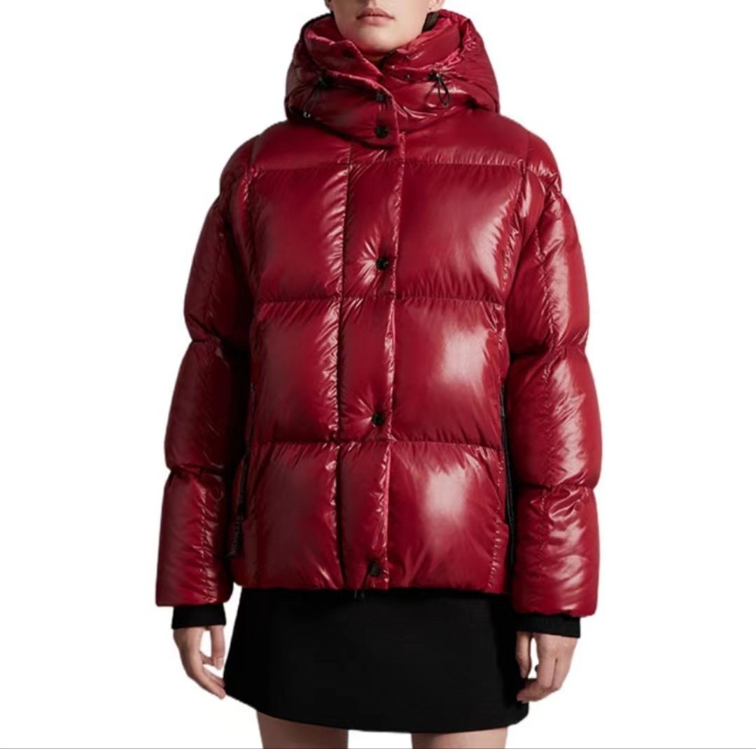 Moncler Women's Reversible Hooded Puffer Coat — front