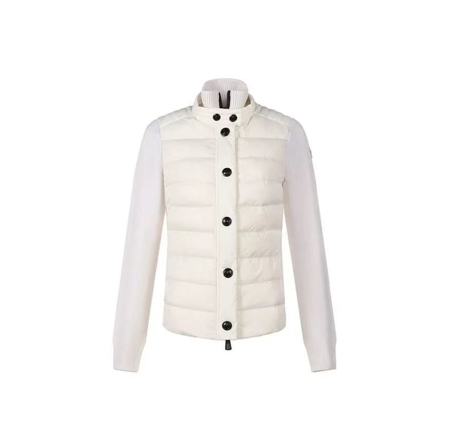 Moncler Hybrid Quilted Knit Jacket — front