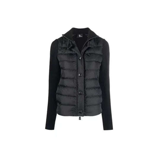 Moncler Hybrid Quilted Knit Jacket — hero