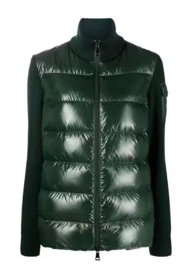 Moncler Hybrid Padded Knit Jacket — front