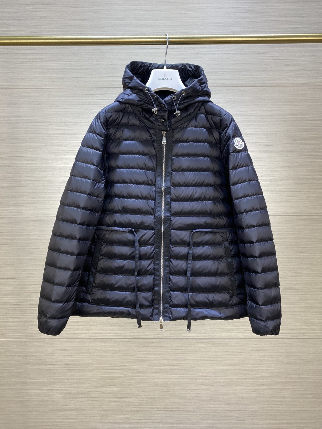 Moncler Women's Hooded Short Down Coat — front