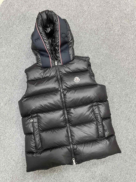 Moncler Hooded Quilted Down Vest — hero