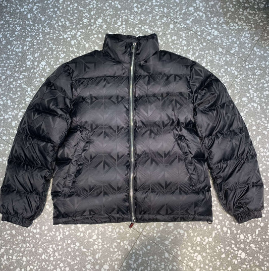 Dior Geometric-Pattern Short Down Jacket — hero