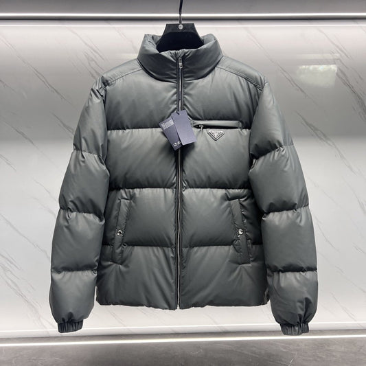 Prada Quilted Stand-Collar Puffer Jacket — hero