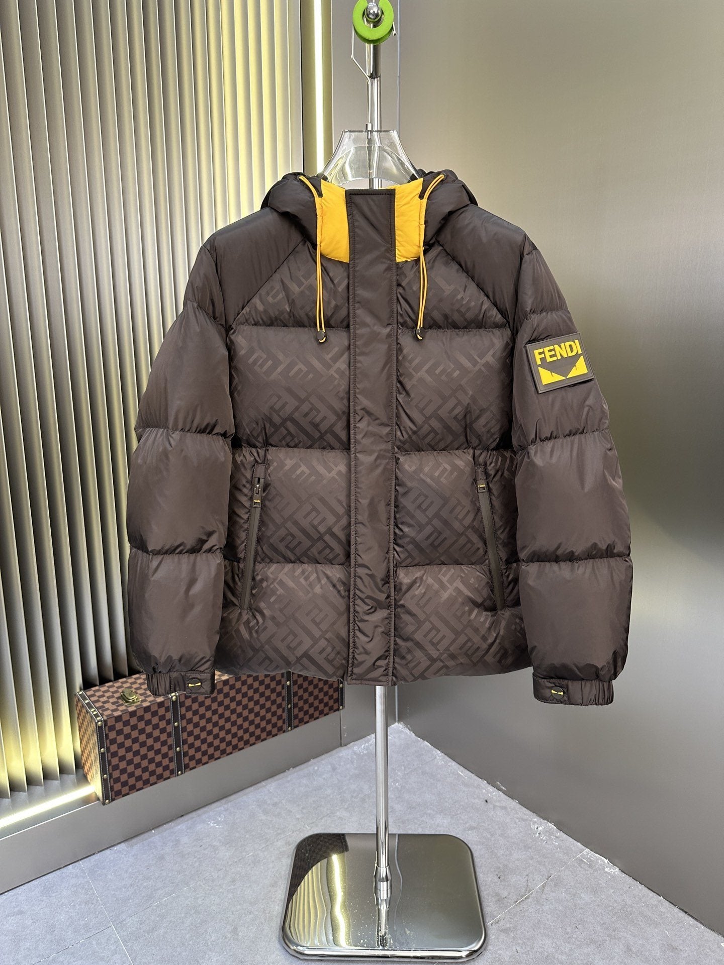 Fendi Hooded Quilted Puffer Jacket — hero