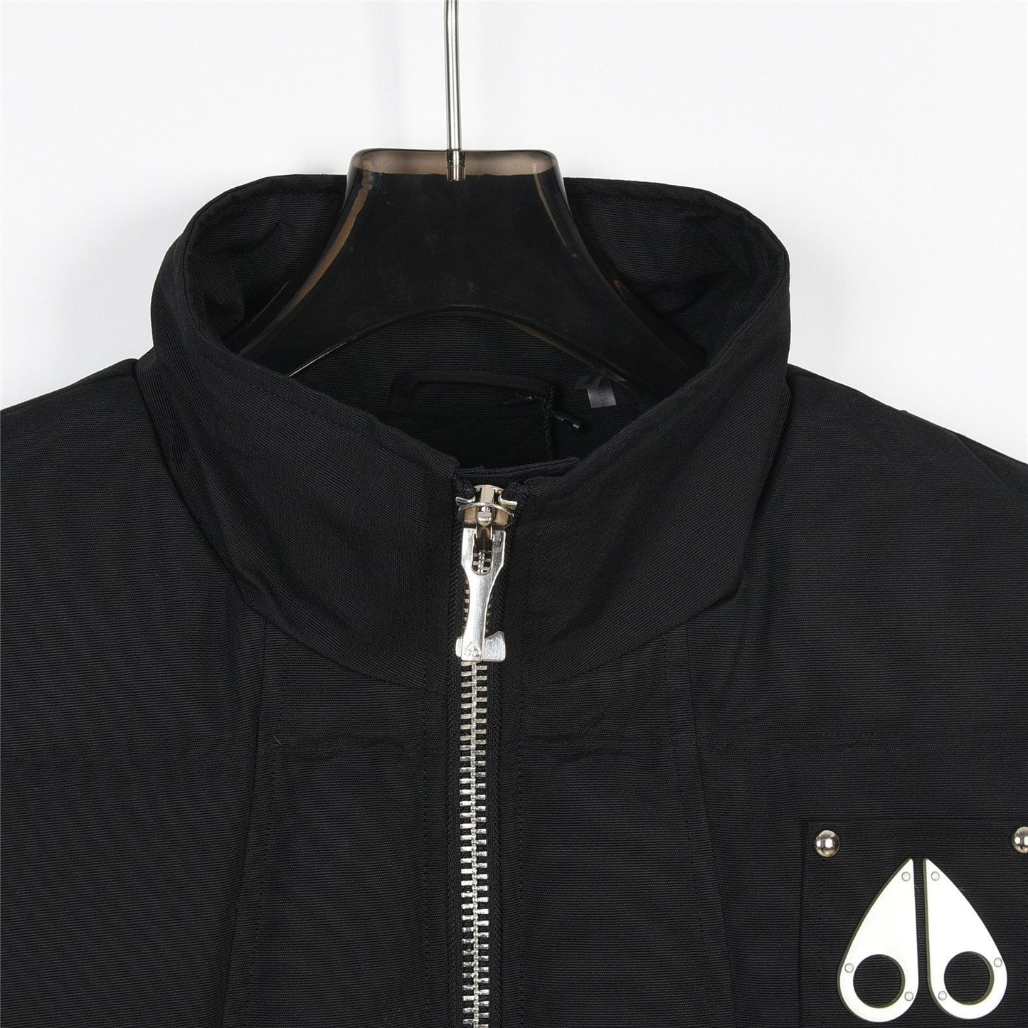 Moose Knuckles Quilted Down Vest — detail
