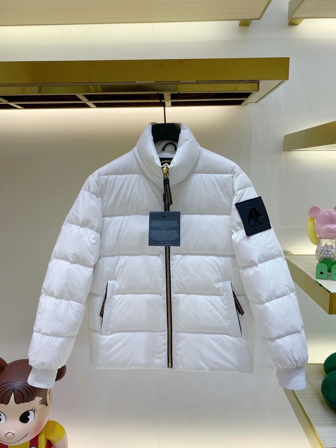 Moose Knuckles Quilted Puffer Jacket — front