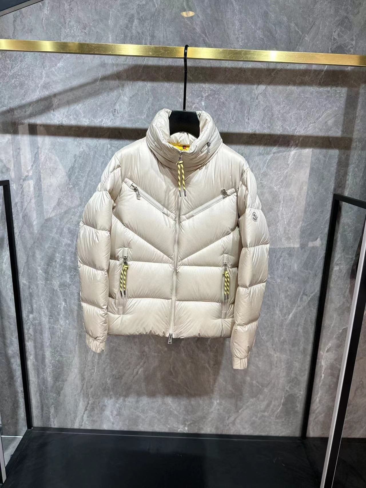 Moncler Reversible Quilted Goose Down Coat — front