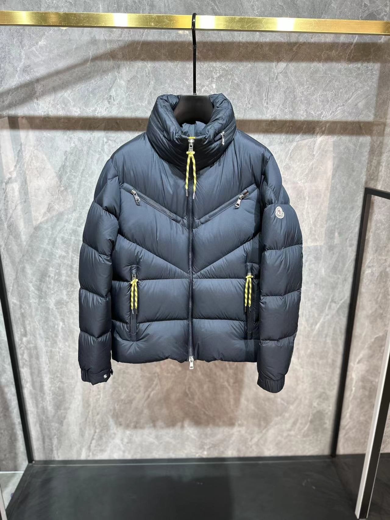 Moncler Reversible Quilted Goose Down Coat — front