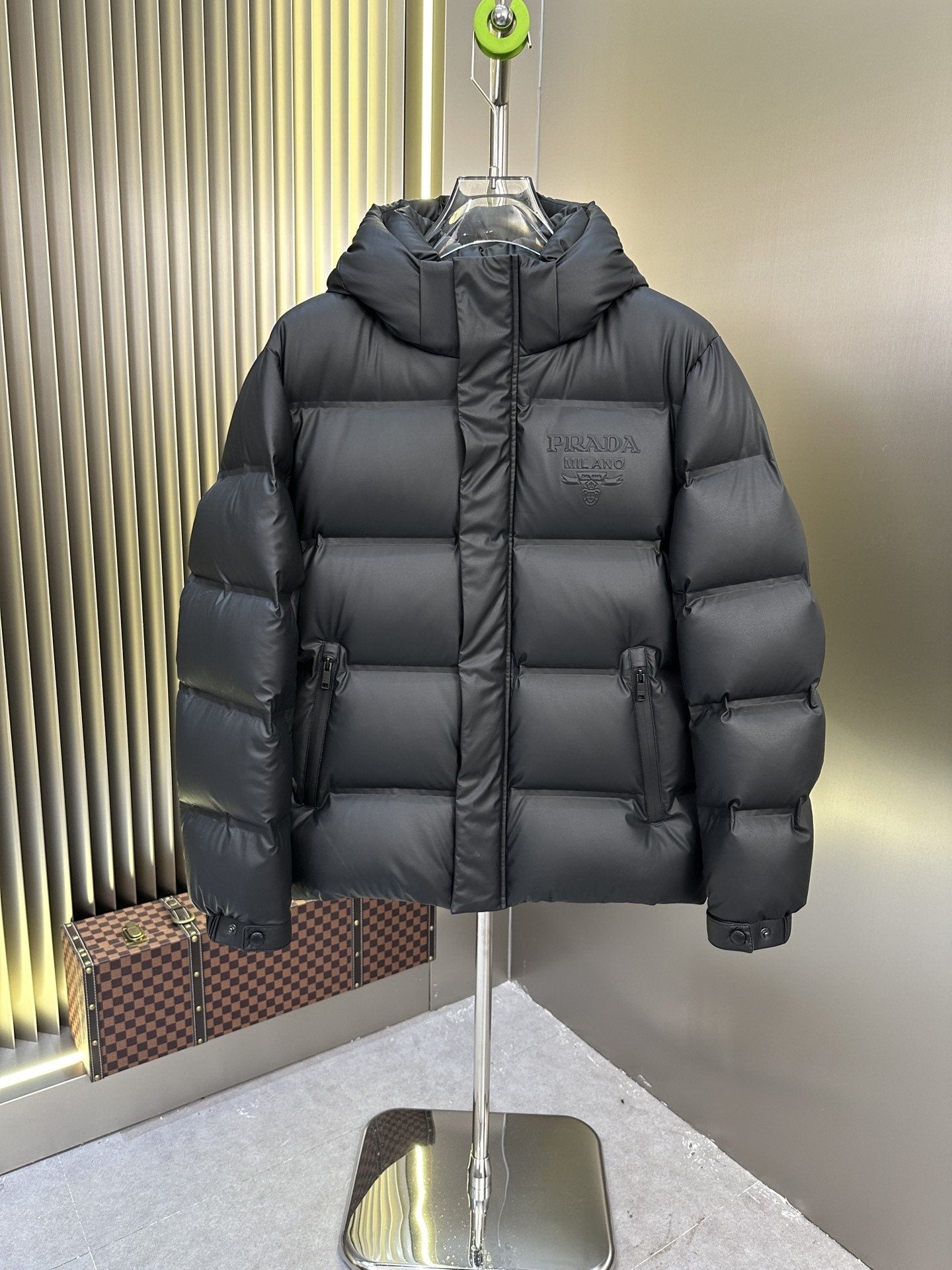 Prada Hooded Puffer Jacket — hero