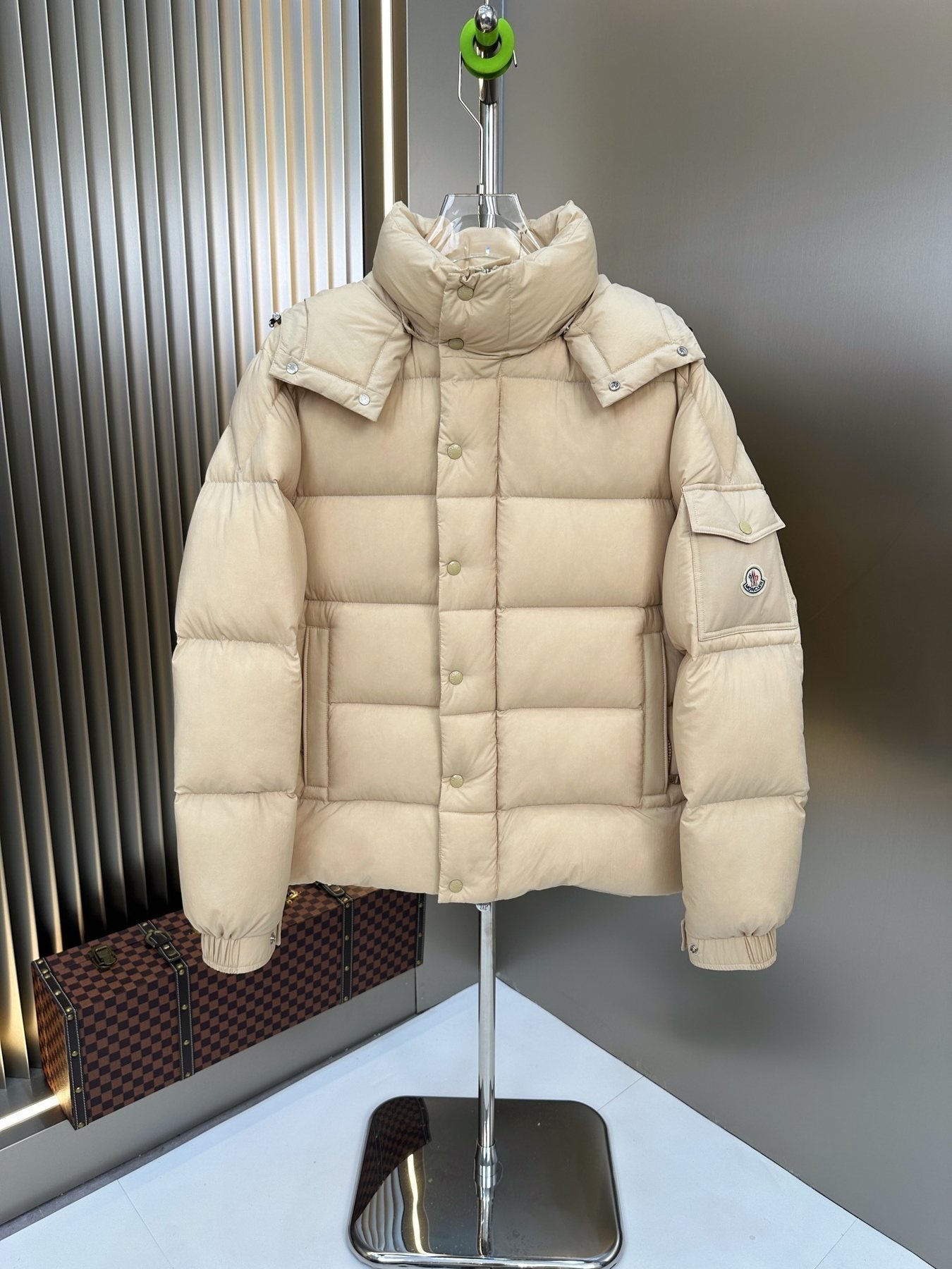 Moncler Hooded Quilted Puffer Coat — front