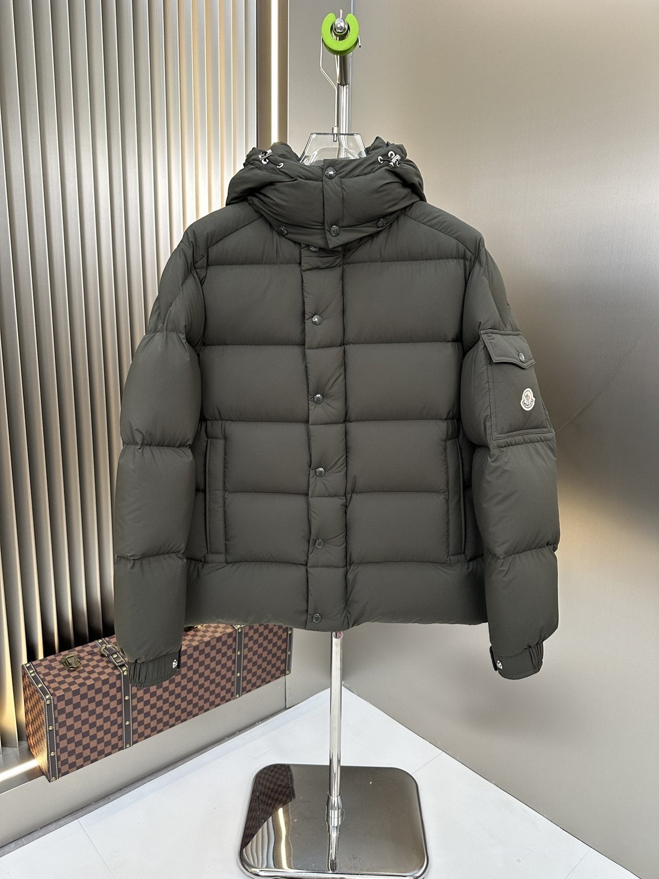 Moncler Hooded Quilted Puffer Coat — front