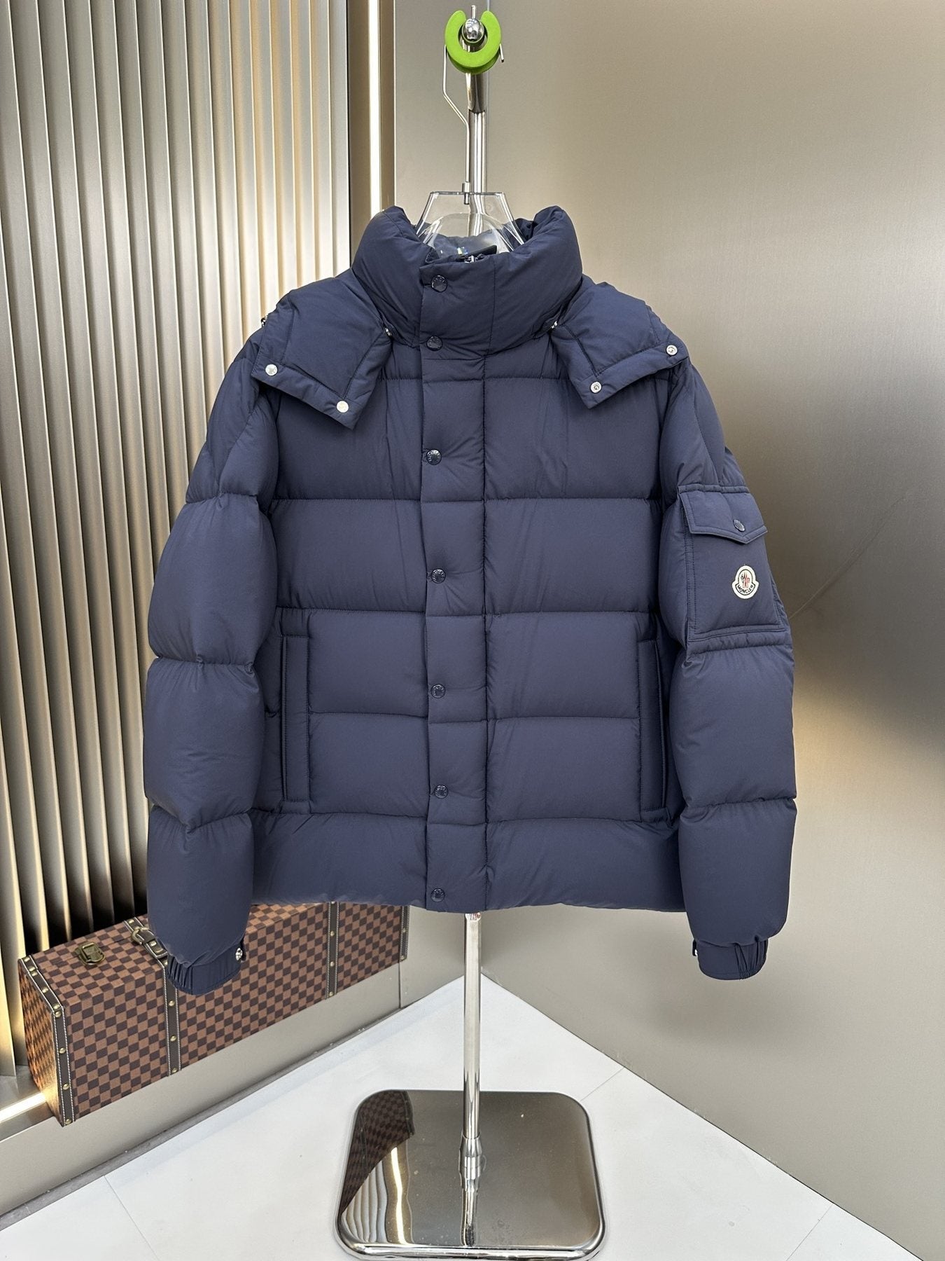Moncler Hooded Quilted Puffer Coat — front
