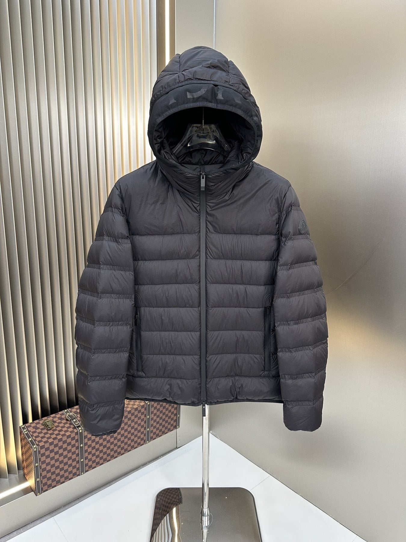 Men Moncler coat Hooded Puffer Jacket — front