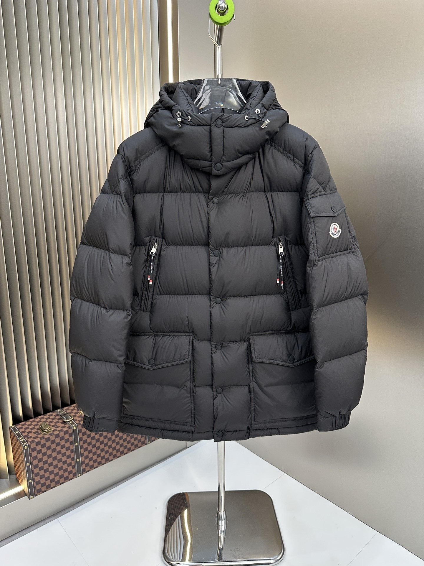 Men Moncler coat Hooded Quilted Puffer Jacket — hero
