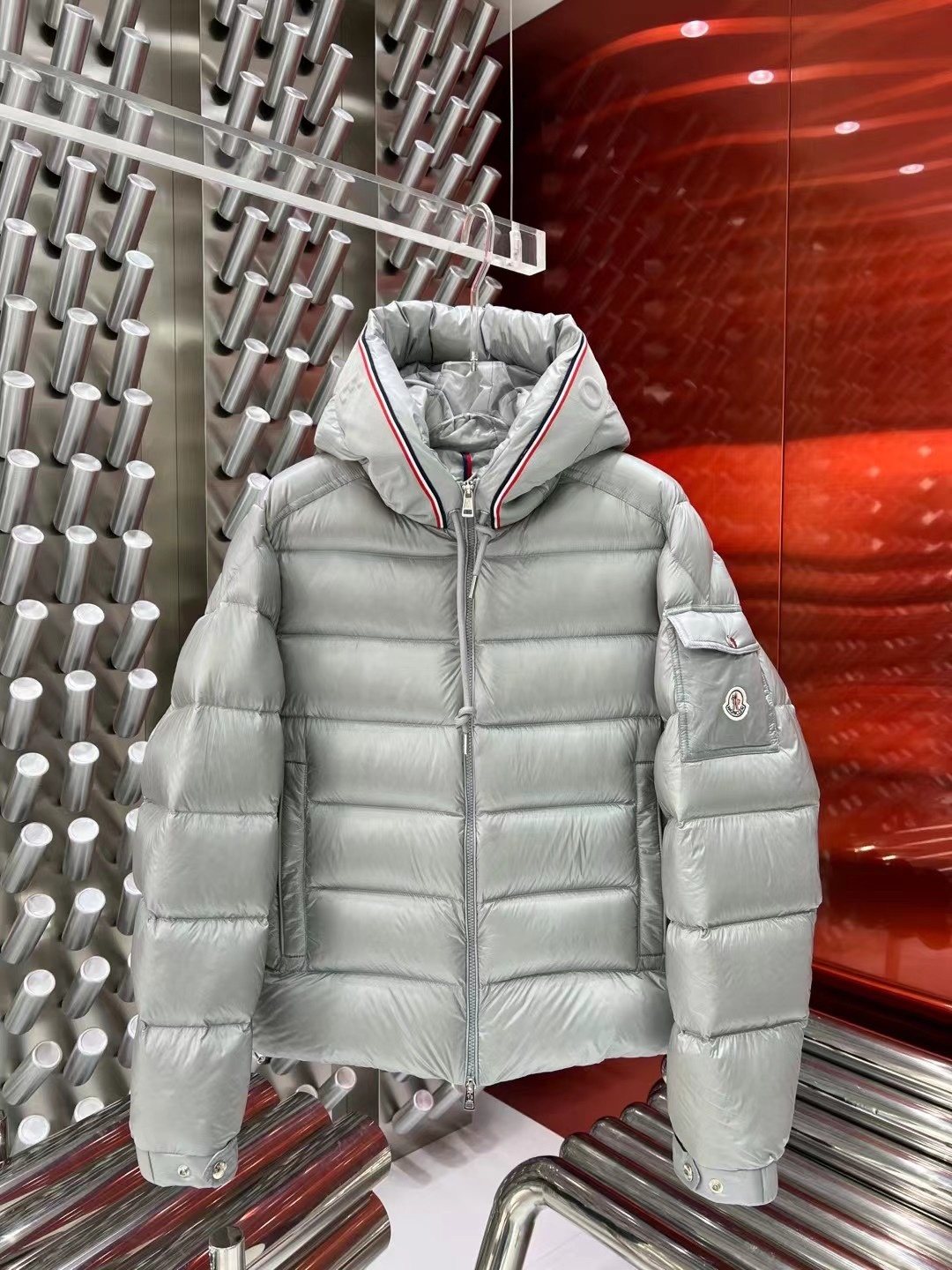 Moncler Hooded Quilted Puffer Coat — front