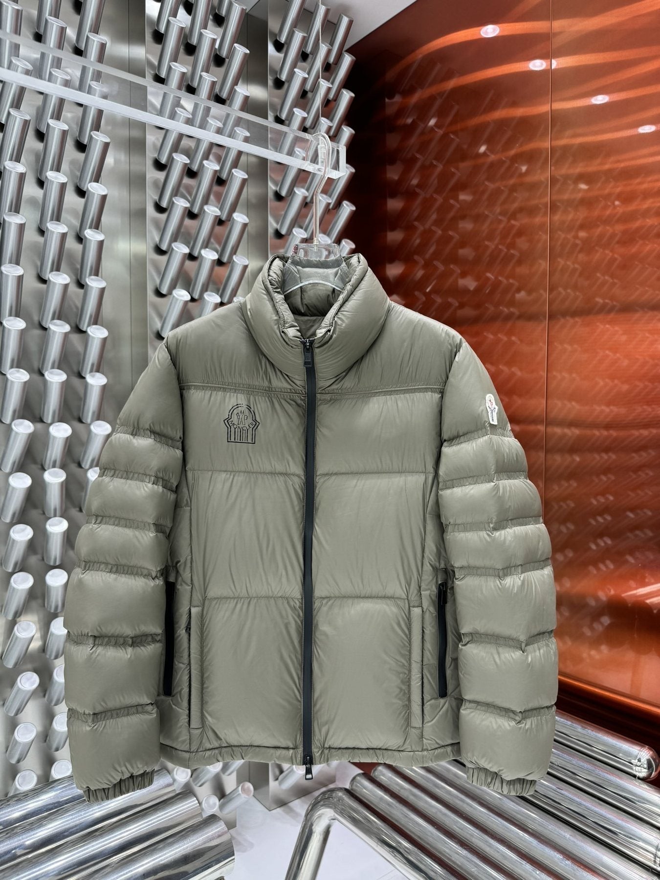 Men Moncler coat Hooded Quilted Puffer Jacket — front