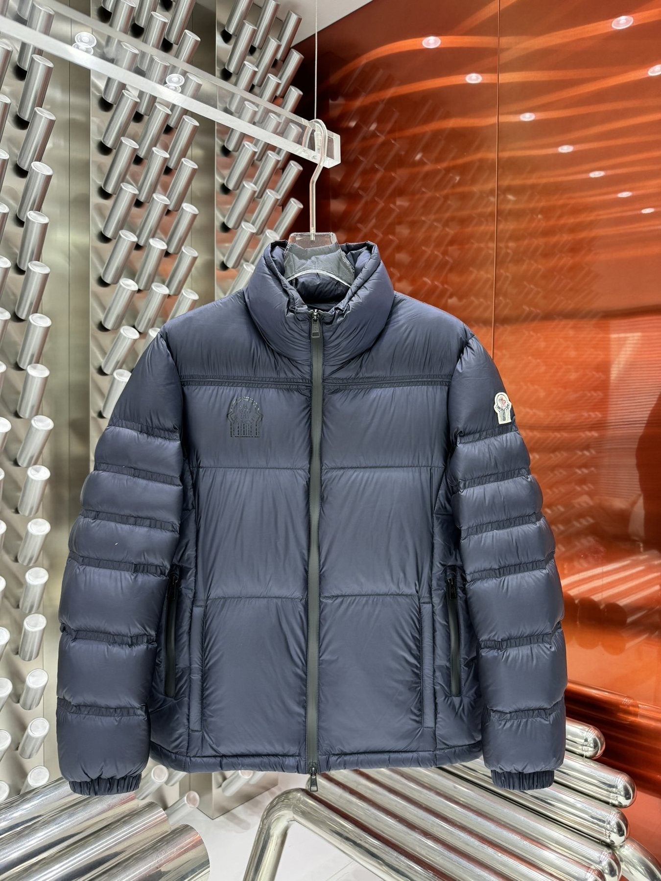 Men Moncler coat Hooded Quilted Puffer Jacket — front