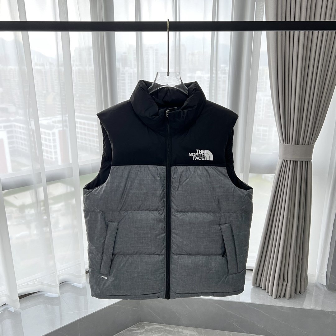 THE NORTH FACE 1996 Contrast-Yoke Down Vest — front