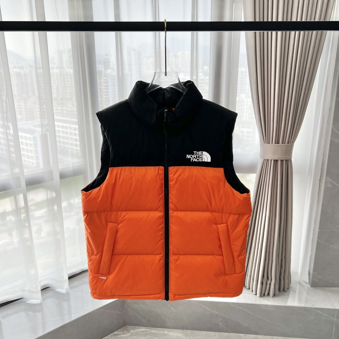 THE NORTH FACE 1996 Contrast-Yoke Down Vest — front