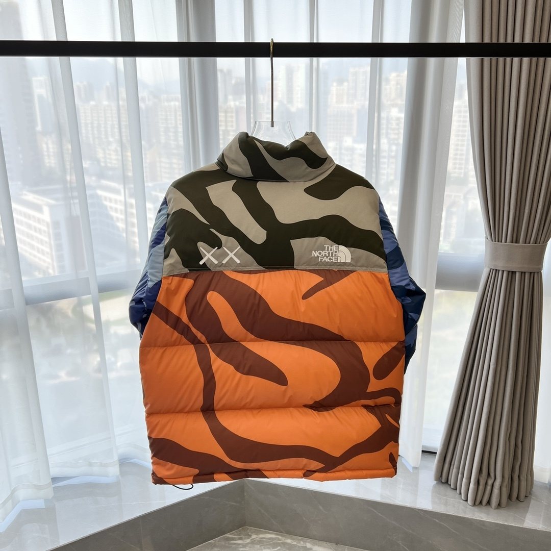 The North Face Camouflage Puffer Jacket — back