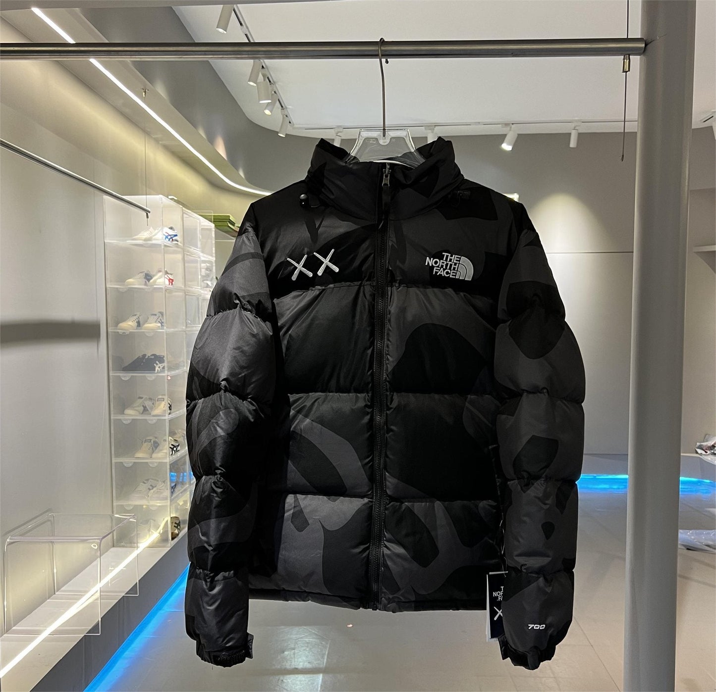 The North Face Camouflage Puffer Jacket — front