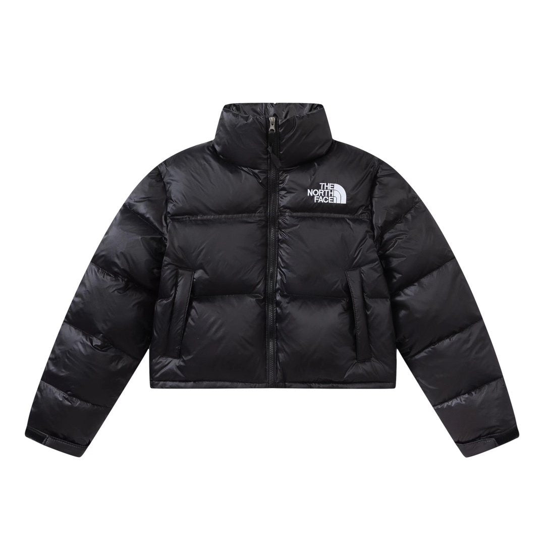 The North Face Women's Cropped Quilted Puffer Jacket — front