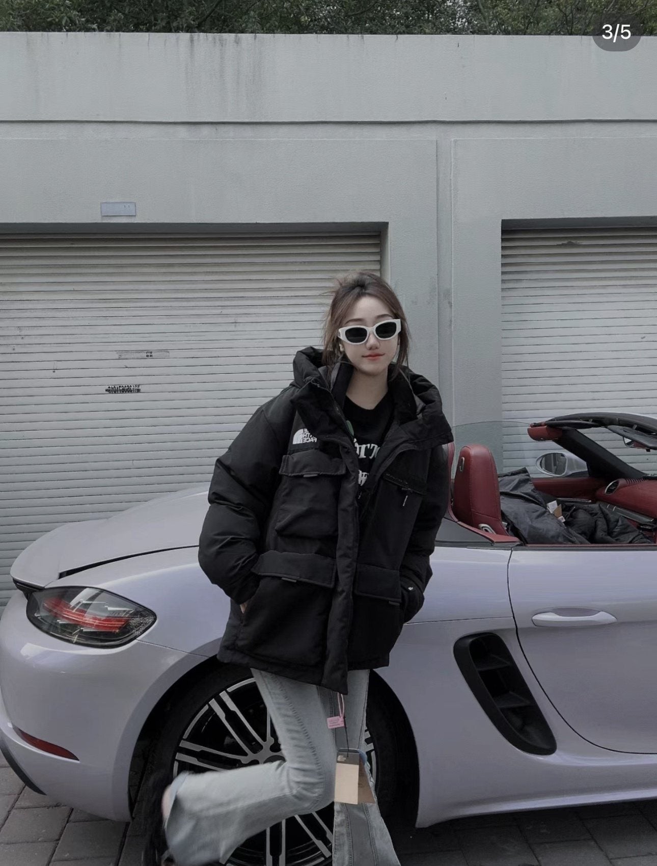 The North Face Hooded Utility Puffer Jacket — front