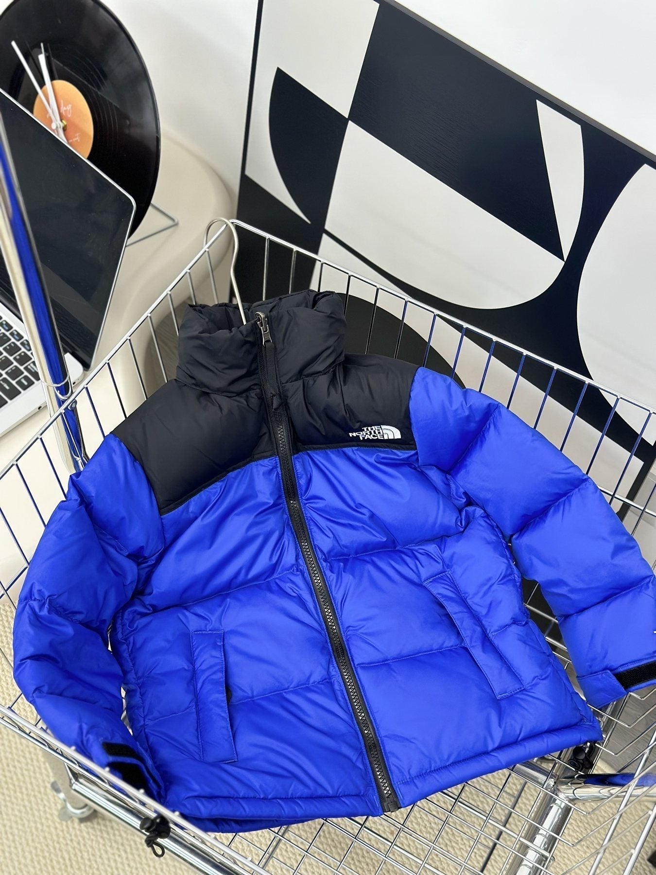 The North Face Kids' Color-Block Down Jacket — front