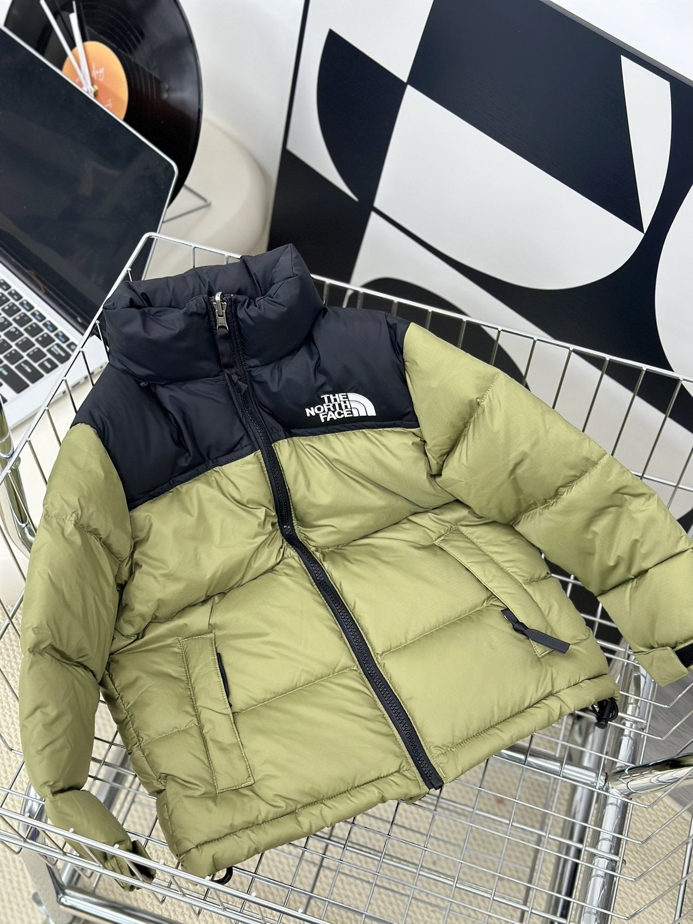 The North Face Kids' Color-Block Down Jacket — front