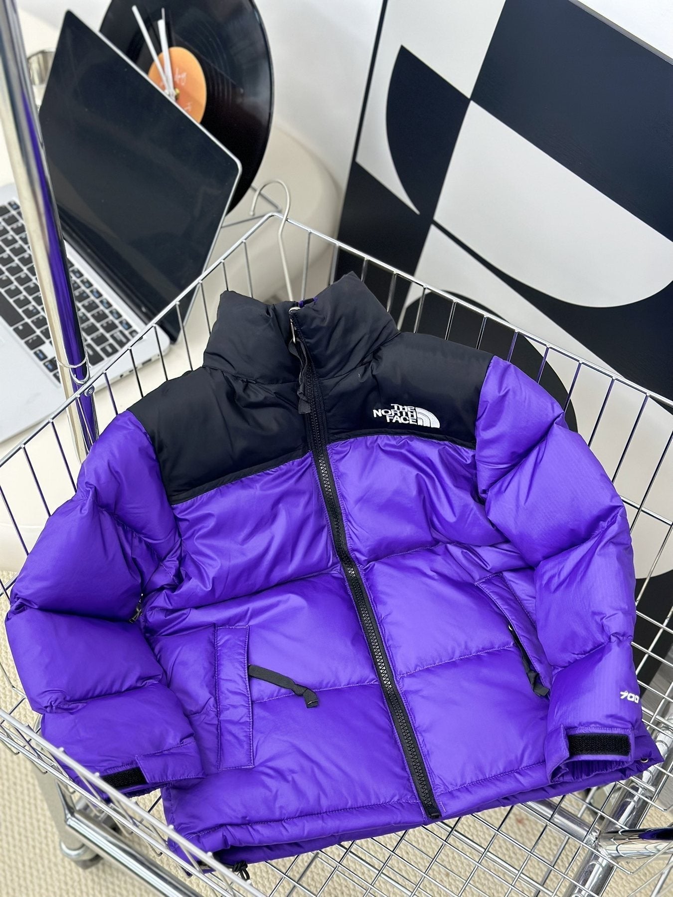 The North Face Kids' Color-Block Down Jacket — front