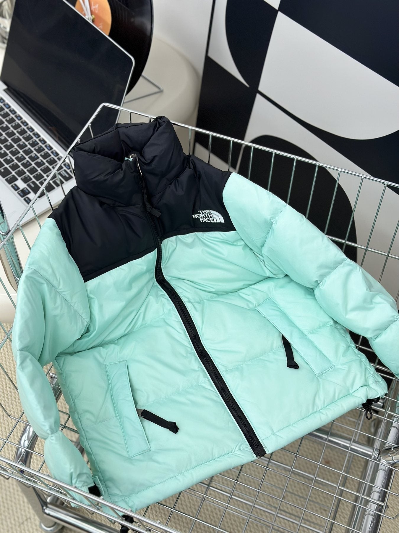 The North Face Kids' Color-Block Down Jacket — front