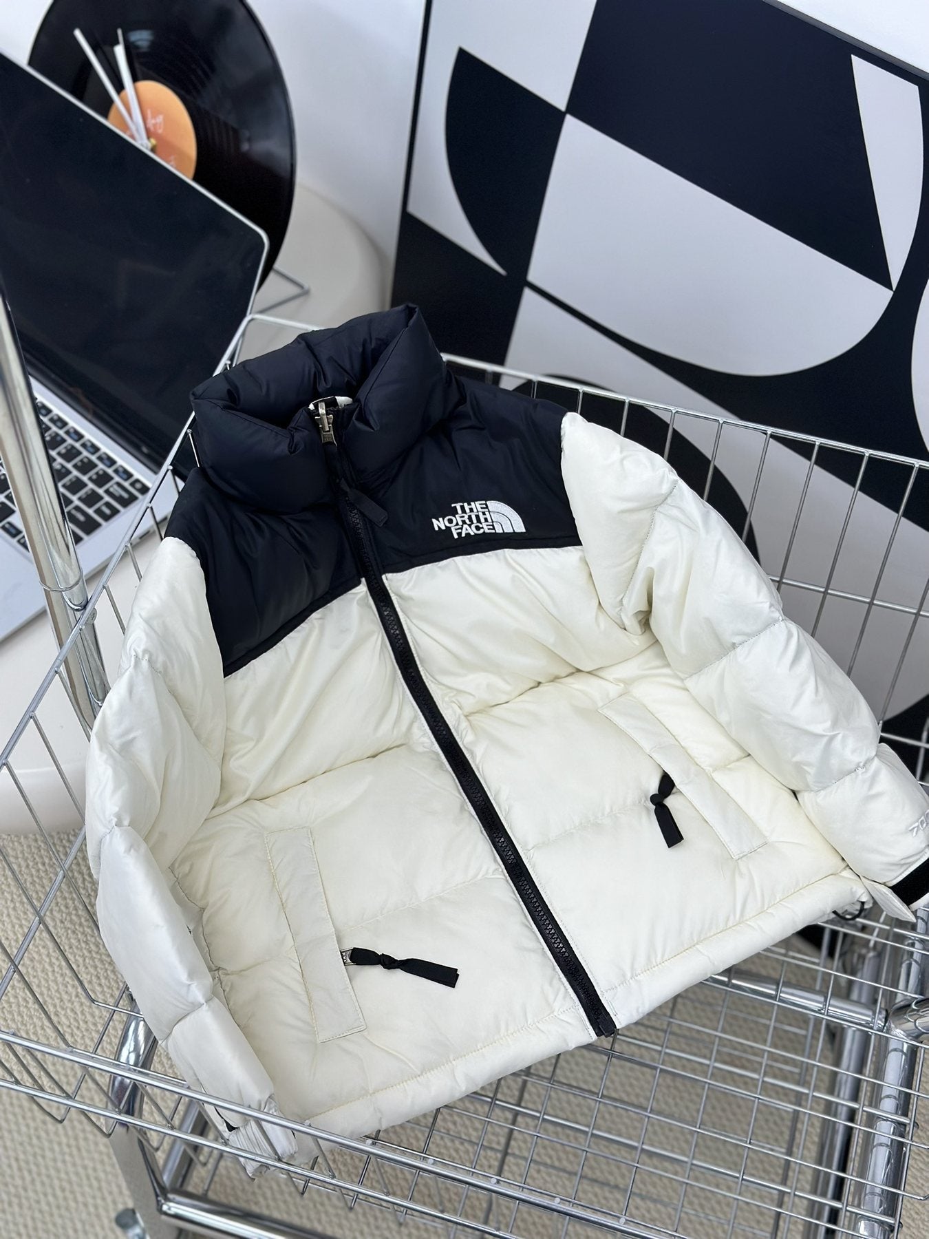The North Face Kids' Color-Block Down Jacket — front