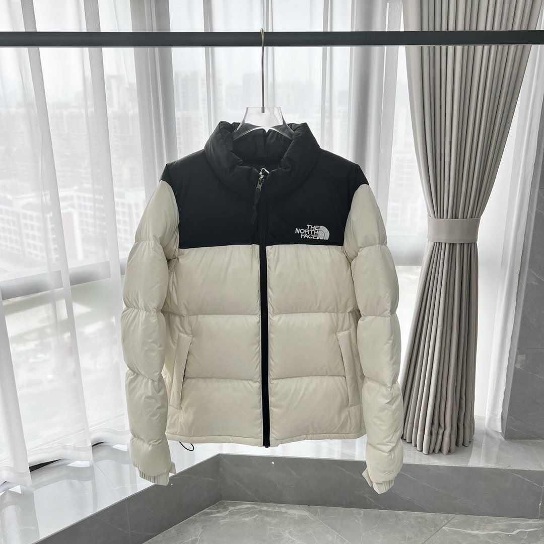 The North Face Color-Block Puffer Jacket — hero