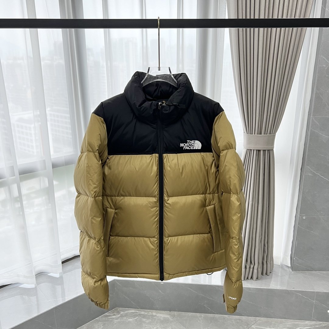 The North Face Color-Block Puffer Jacket — front
