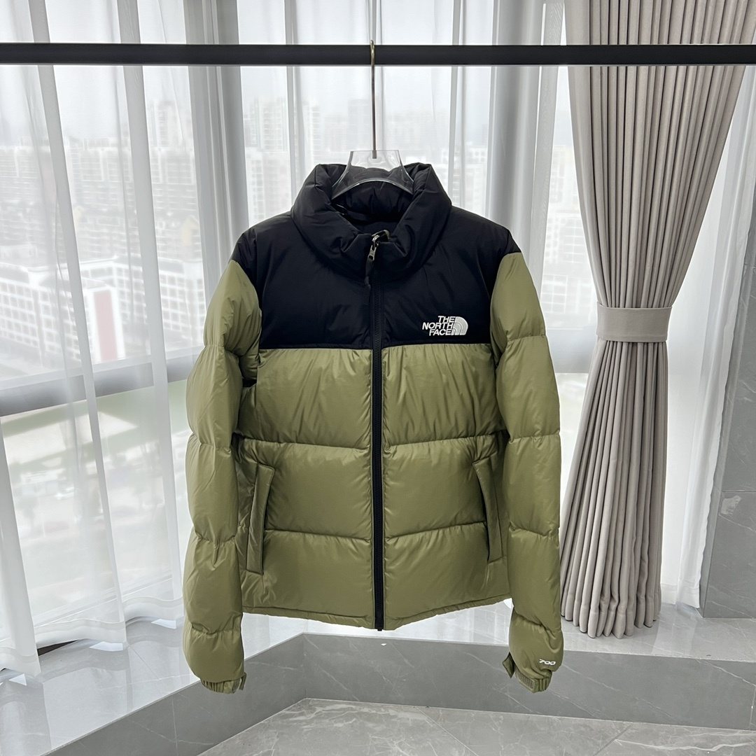 The North Face Color-Block Puffer Jacket — front