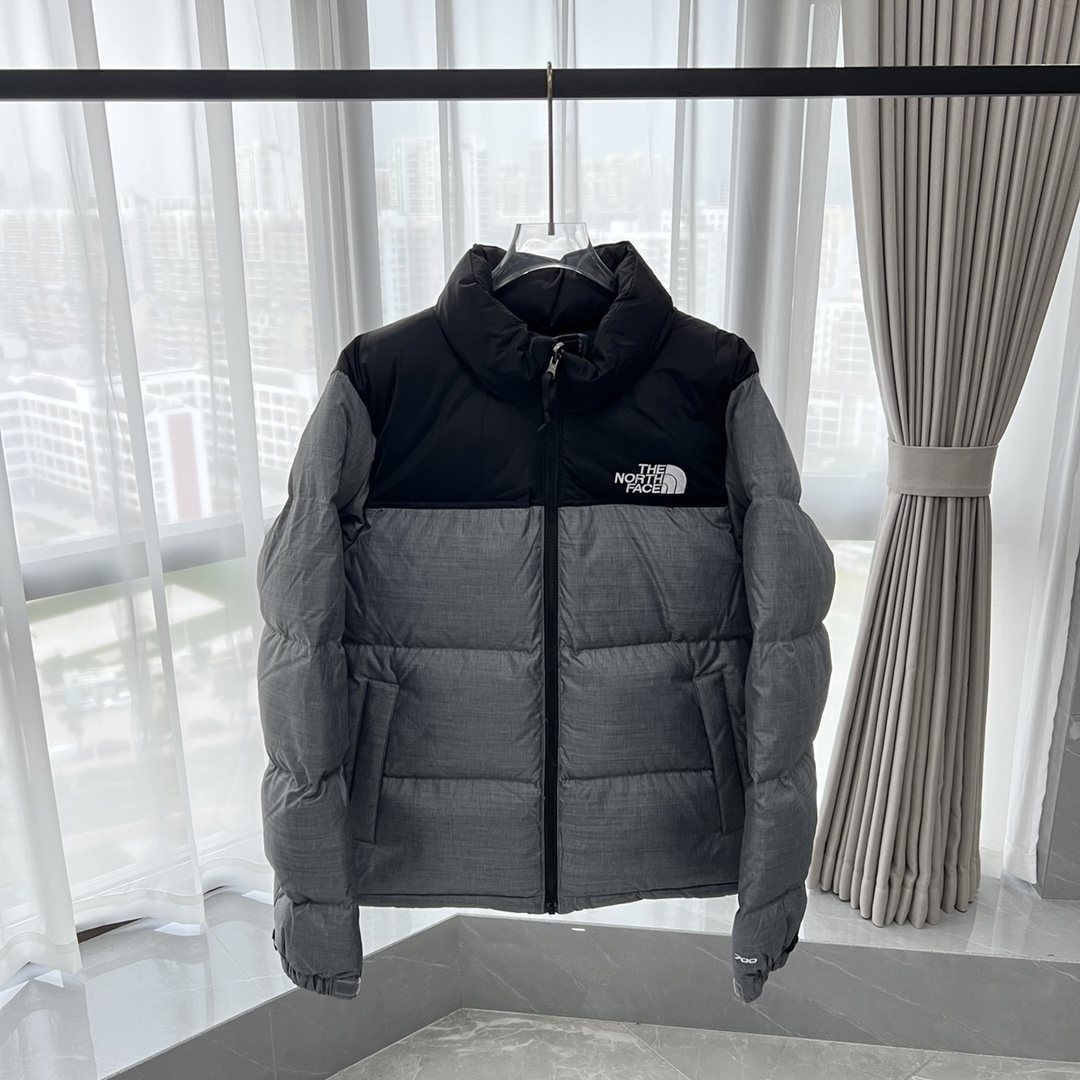 The North Face Color-Block Puffer Jacket — front