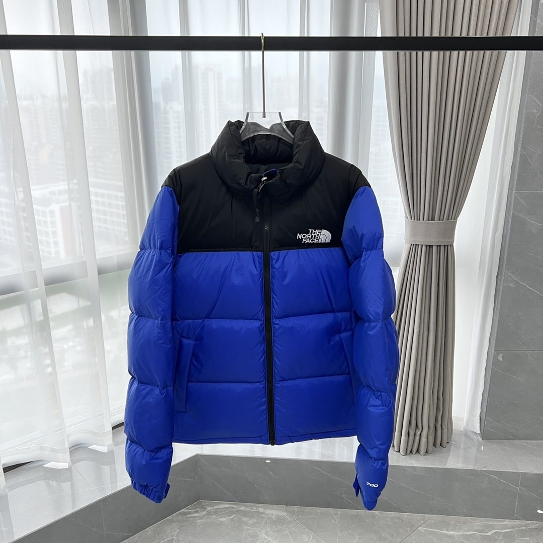 The North Face Color-Block Puffer Jacket — front