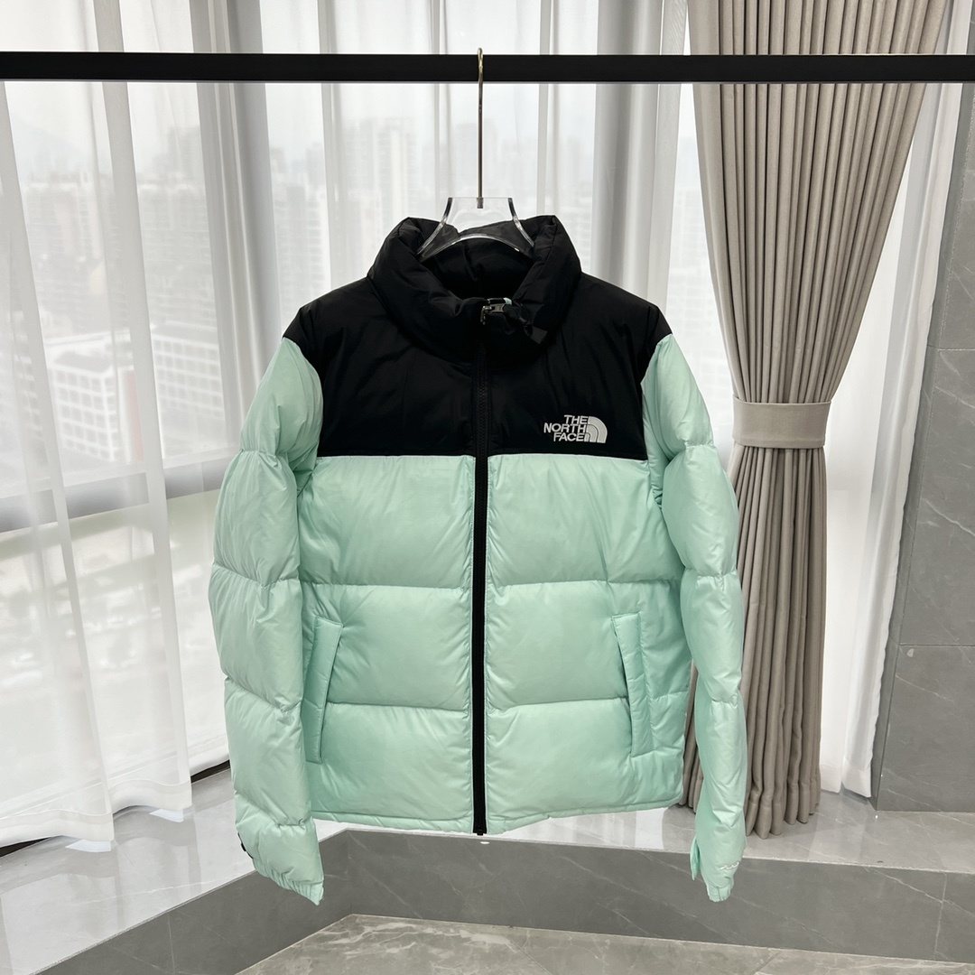 The North Face Color-Block Puffer Jacket — front