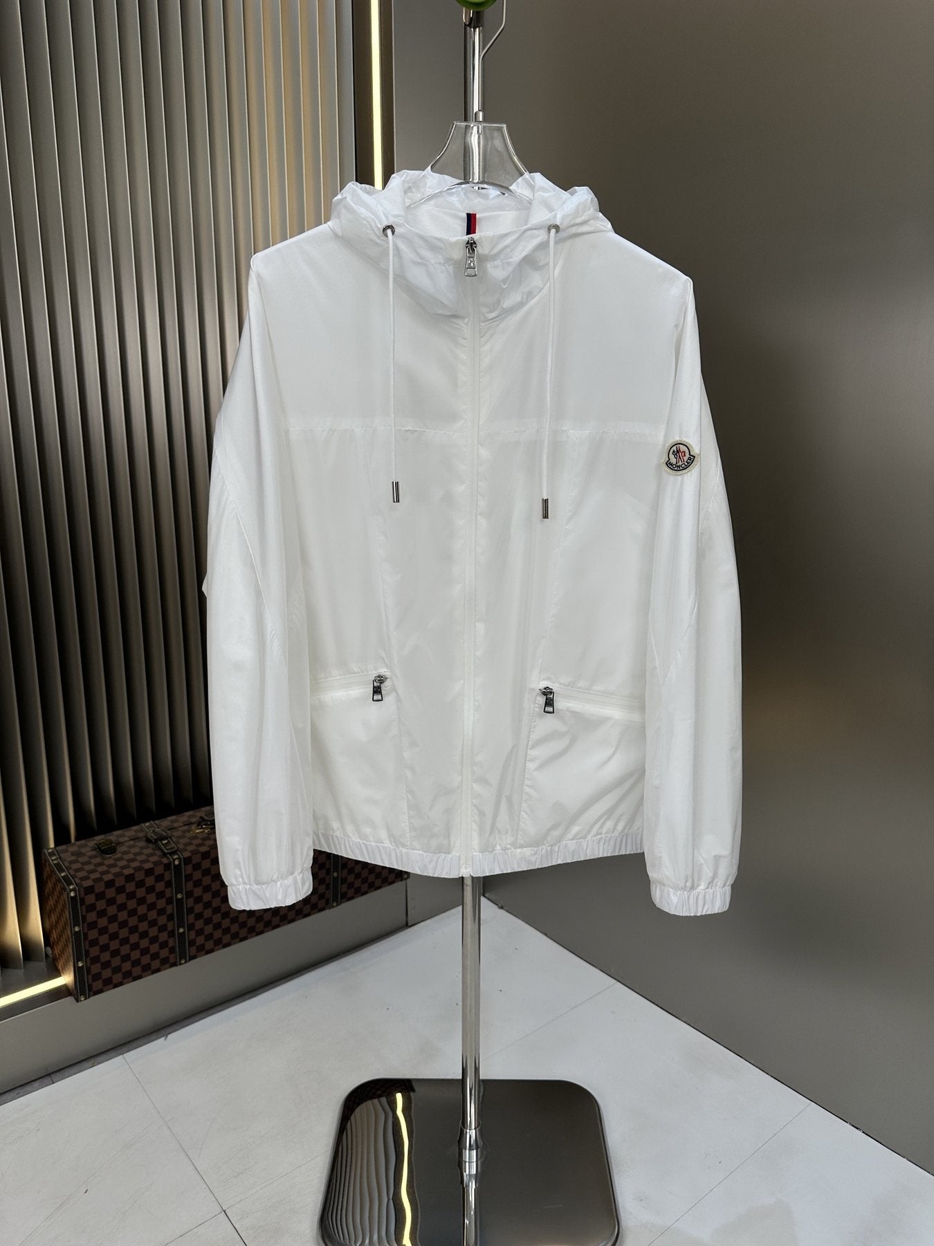 Moncler Hooded Zip Jacket — front